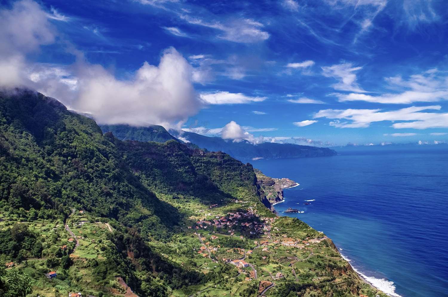 Vista sul mare di Madeira
