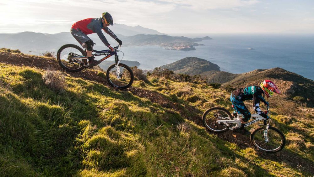 mountain-bike Elba vista Portoferraio