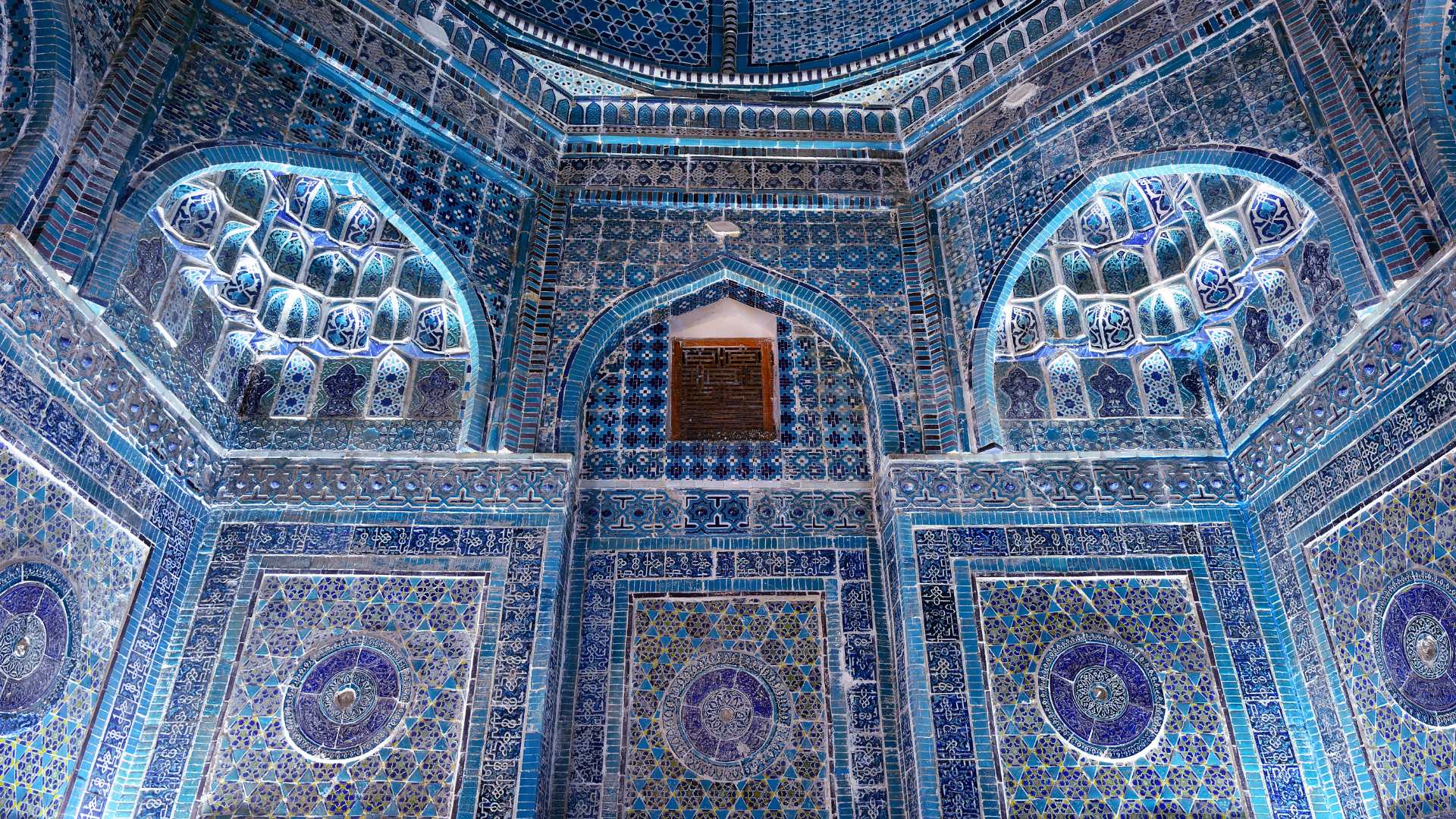 Interno moschea Uzbekistan