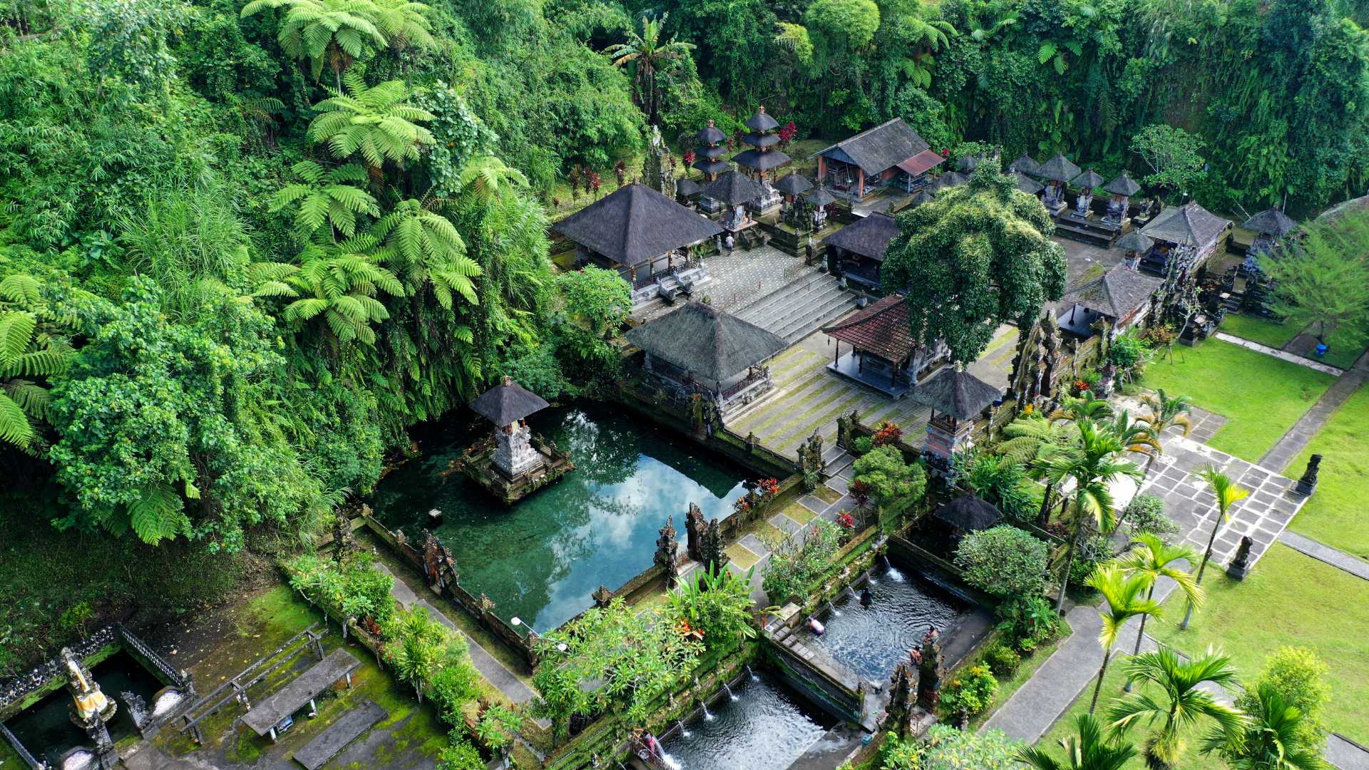 Bali Tempio dall'alto