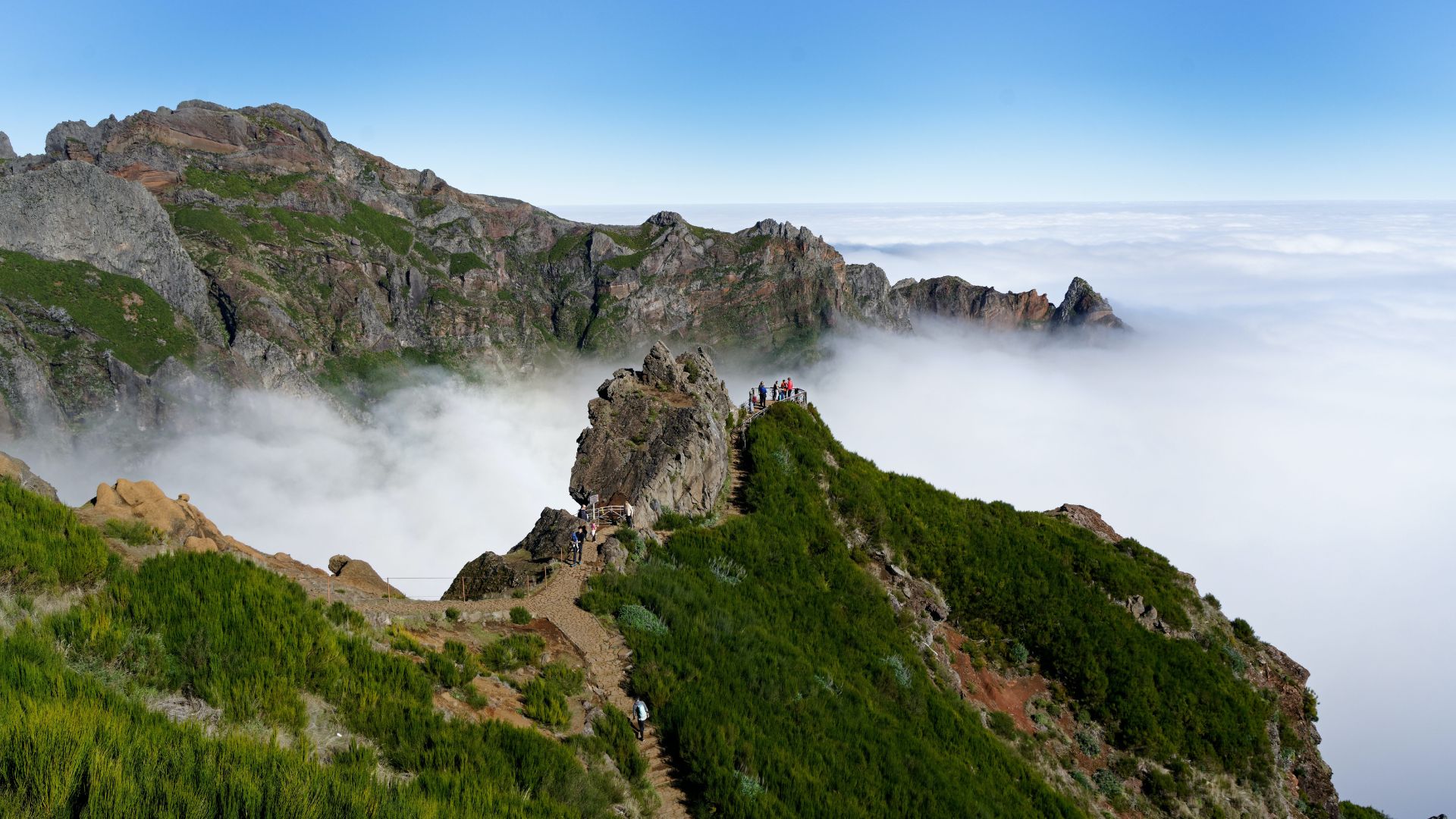 Madeira sentiero Pico do Arieiro Pico Ruivo